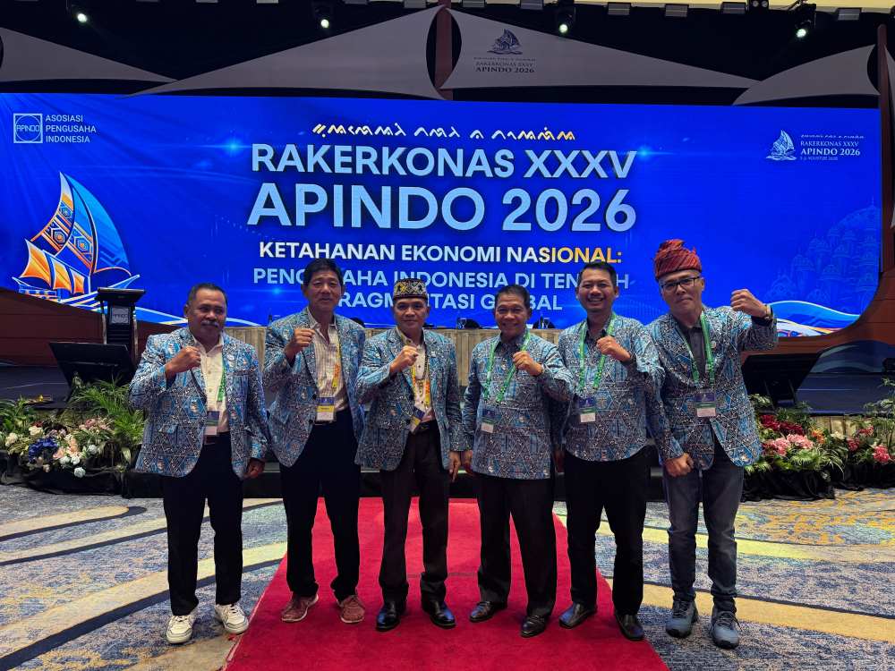 Delegasi DPP APINDO Kaltim pada Rakerkonas APINDO ke 35 di Makassar, 3-5 Agustus 2026.
